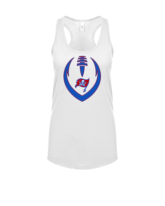 San Leandro HS Flag Football Full Football - Womens Tank Top