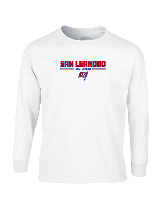San Leandro HS Flag Football Keen - Cotton Longsleeve