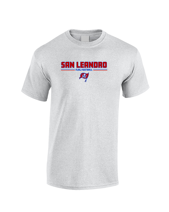 San Leandro HS Flag Football Keen - Cotton T-Shirt