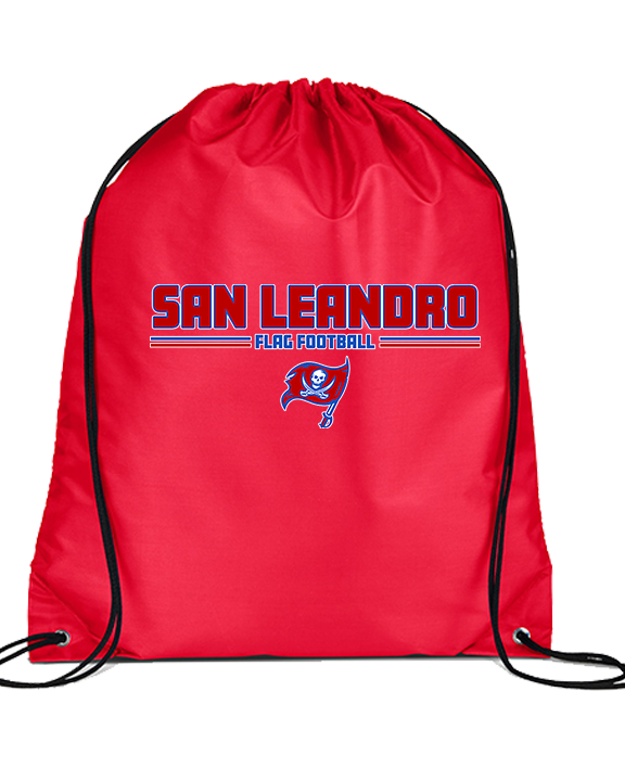 San Leandro HS Flag Football Keen - Drawstring Bag