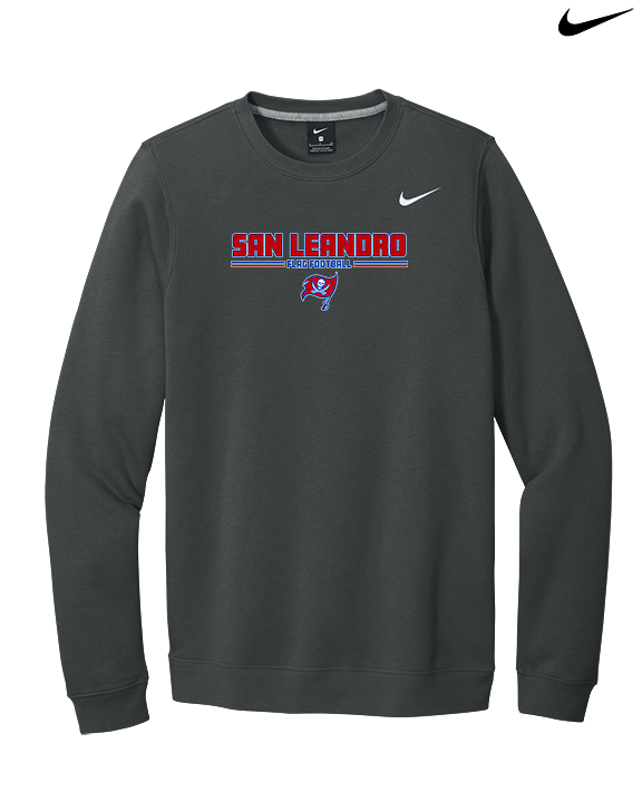 San Leandro HS Flag Football Keen - Mens Nike Crewneck