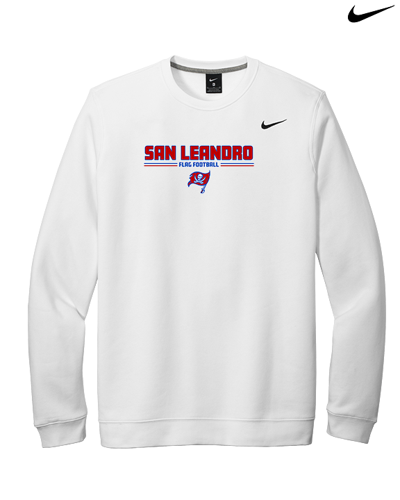 San Leandro HS Flag Football Keen - Mens Nike Crewneck