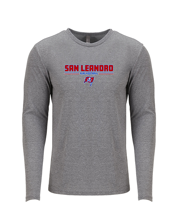 San Leandro HS Flag Football Keen - Tri-Blend Long Sleeve