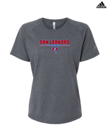 San Leandro HS Flag Football Keen - Womens Adidas Performance Shirt