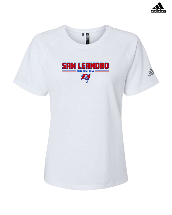 San Leandro HS Flag Football Keen - Womens Adidas Performance Shirt