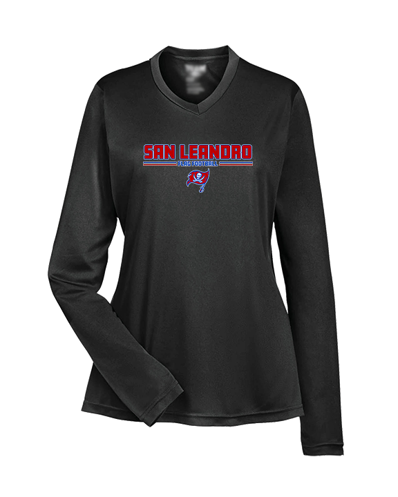 San Leandro HS Flag Football Keen - Womens Performance Longsleeve