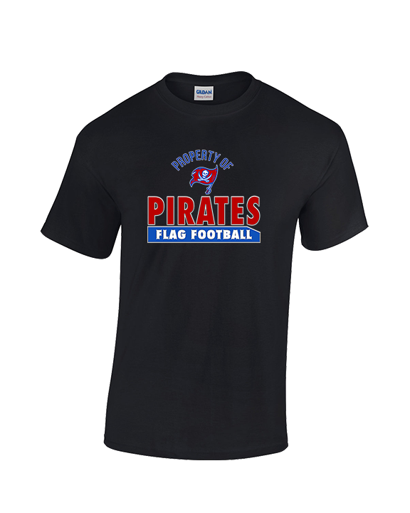 San Leandro HS Flag Football Property - Cotton T-Shirt