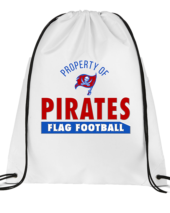 San Leandro HS Flag Football Property - Drawstring Bag