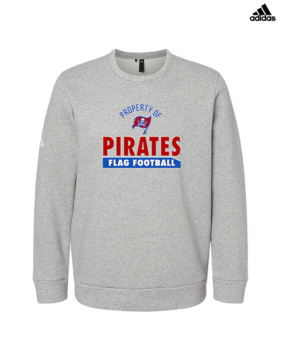 San Leandro HS Flag Football Property - Mens Adidas Crewneck