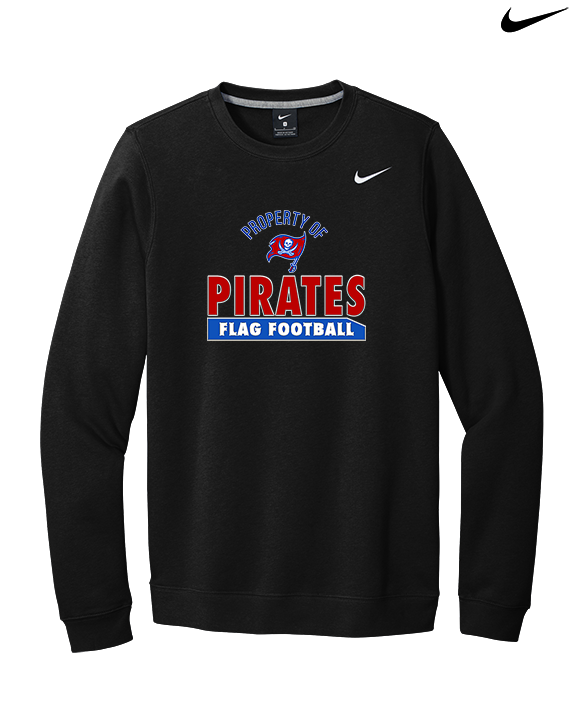 San Leandro HS Flag Football Property - Mens Nike Crewneck