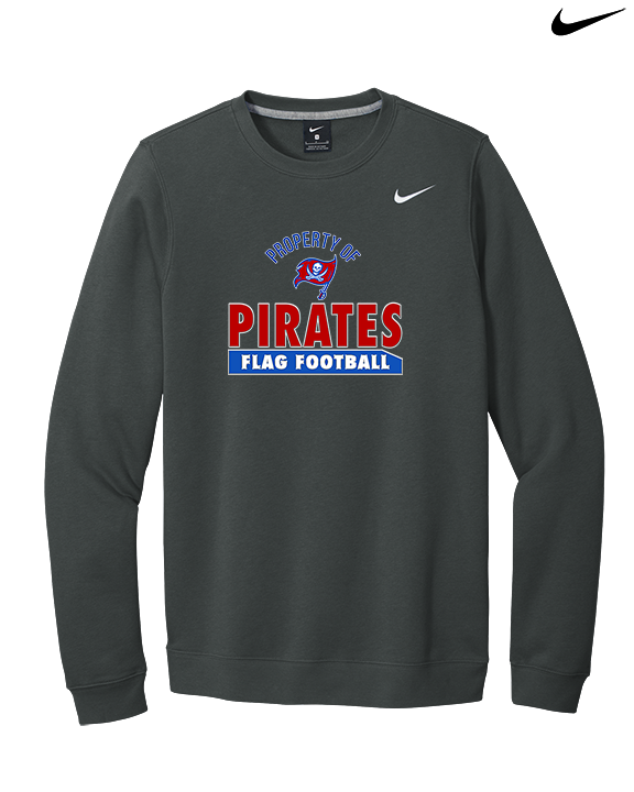 San Leandro HS Flag Football Property - Mens Nike Crewneck