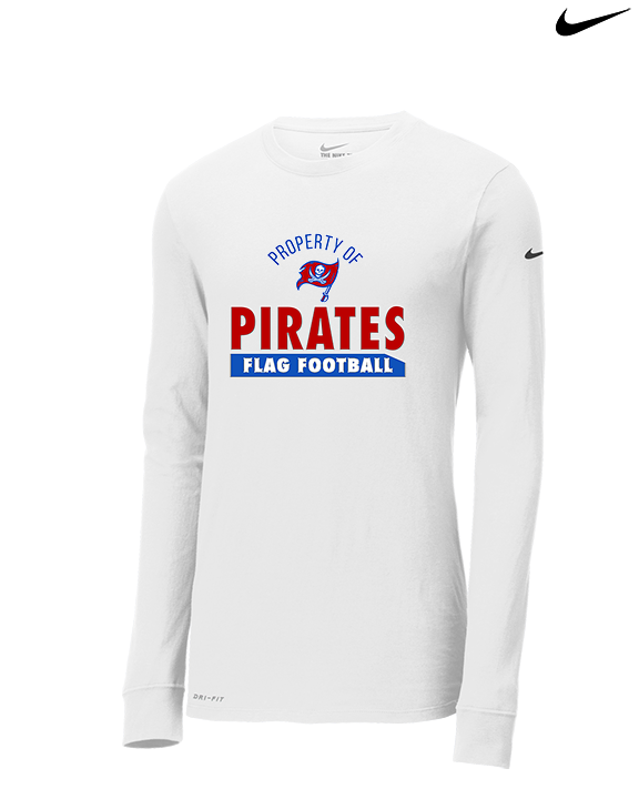 San Leandro HS Flag Football Property - Mens Nike Longsleeve