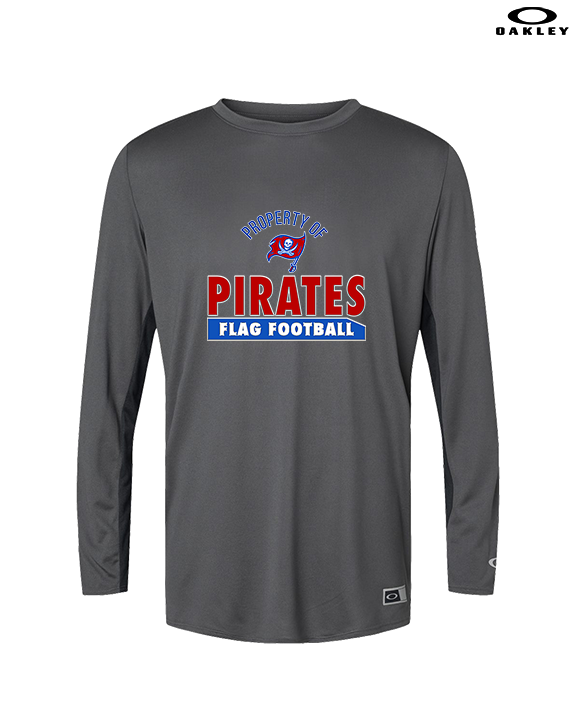 San Leandro HS Flag Football Property - Mens Oakley Longsleeve