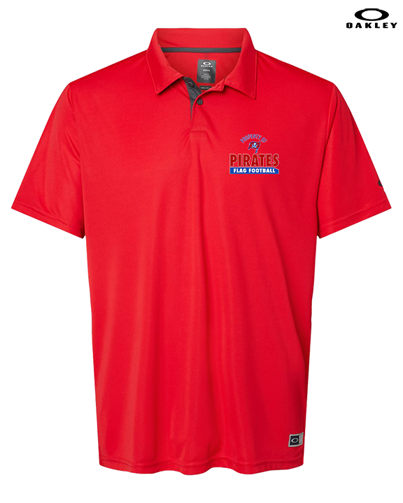 San Leandro HS Flag Football Property - Mens Oakley Polo