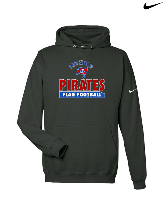 San Leandro HS Flag Football Property - Nike Club Fleece Hoodie