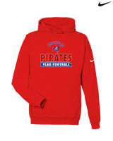 San Leandro HS Flag Football Property - Nike Club Fleece Hoodie