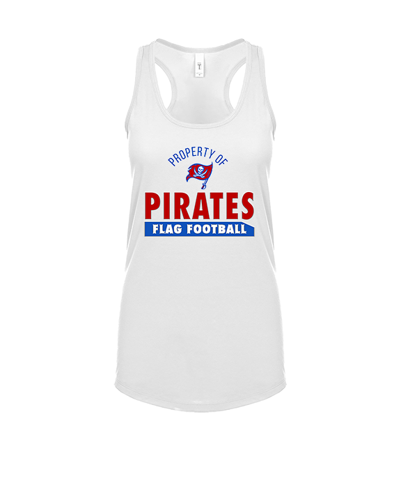San Leandro HS Flag Football Property - Womens Tank Top