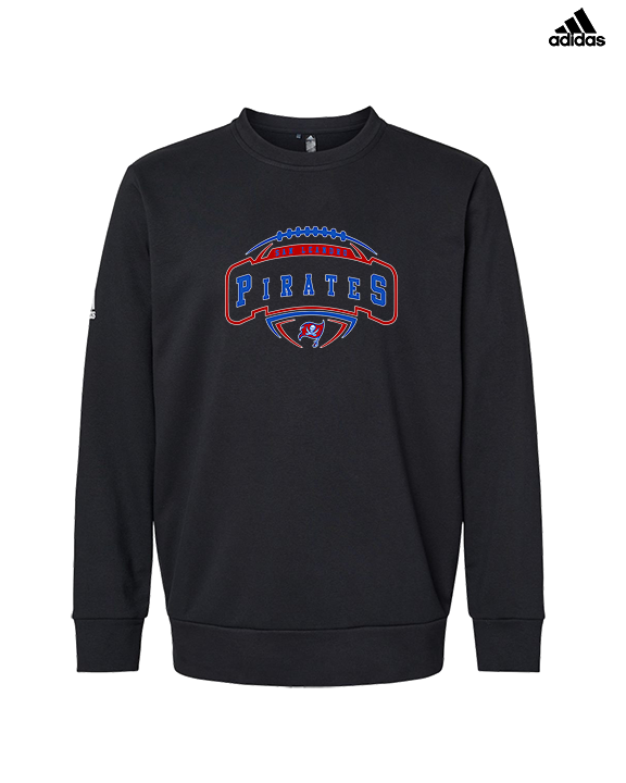 San Leandro HS Flag Football Toss - Mens Adidas Crewneck