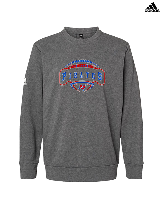 San Leandro HS Flag Football Toss - Mens Adidas Crewneck