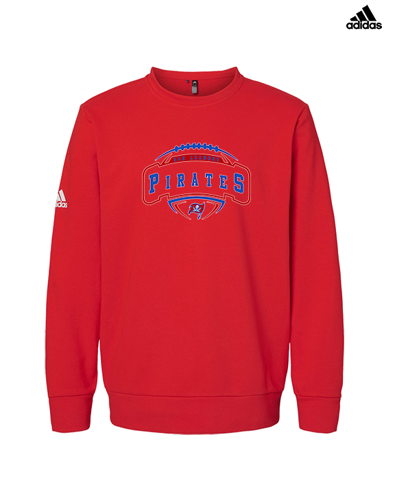San Leandro HS Flag Football Toss - Mens Adidas Crewneck