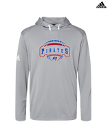 San Leandro HS Flag Football Toss - Mens Adidas Hoodie