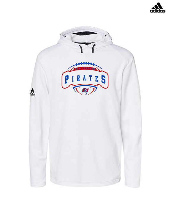 San Leandro HS Flag Football Toss - Mens Adidas Hoodie
