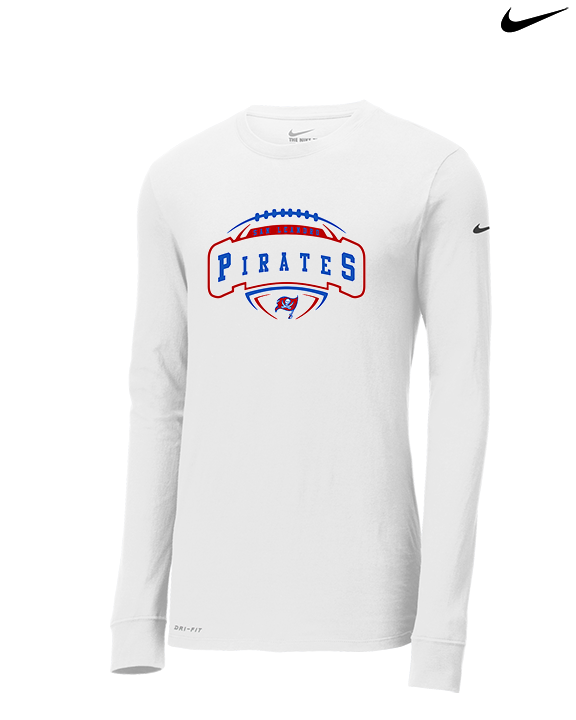 San Leandro HS Flag Football Toss - Mens Nike Longsleeve