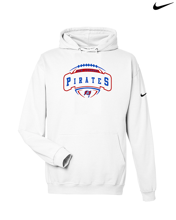 San Leandro HS Flag Football Toss - Nike Club Fleece Hoodie