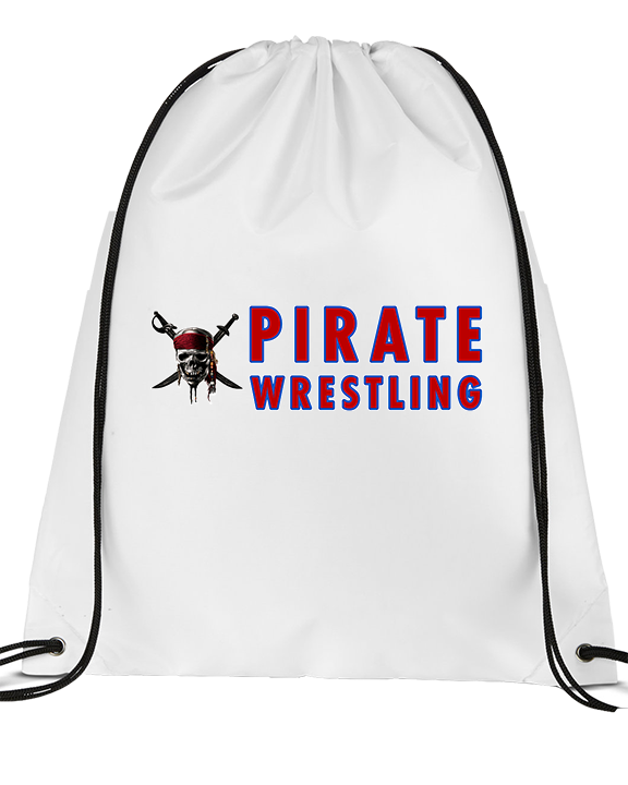 San Leandro HS Wrestling Basic - Drawstring Bag