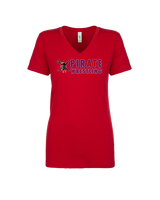 San Leandro HS Wrestling Basic - Womens Vneck