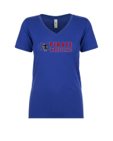 San Leandro HS Wrestling Basic - Womens Vneck