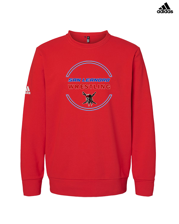 San Leandro HS Wrestling Class Of - Mens Adidas Crewneck