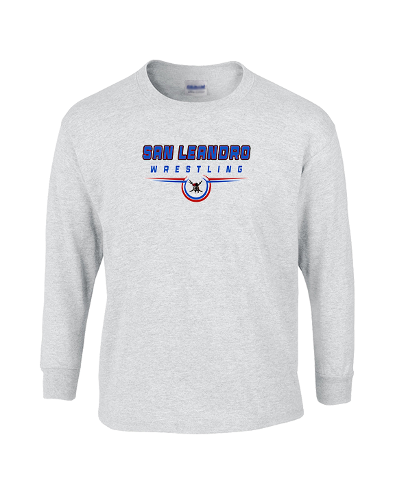 San Leandro HS Wrestling Design - Cotton Longsleeve