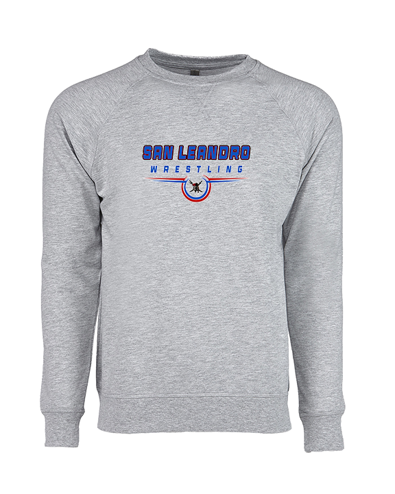 San Leandro HS Wrestling Design - Crewneck Sweatshirt