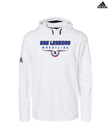 San Leandro HS Wrestling Design - Mens Adidas Hoodie