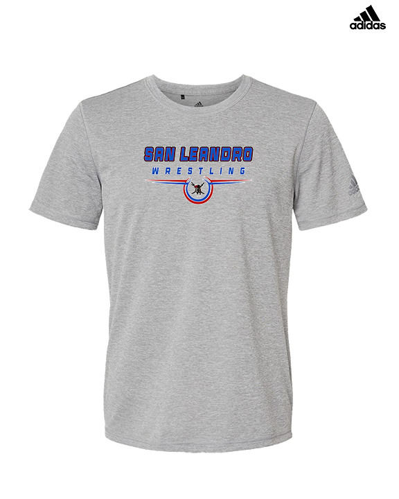San Leandro HS Wrestling Design - Mens Adidas Performance Shirt