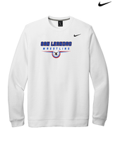 San Leandro HS Wrestling Design - Mens Nike Crewneck