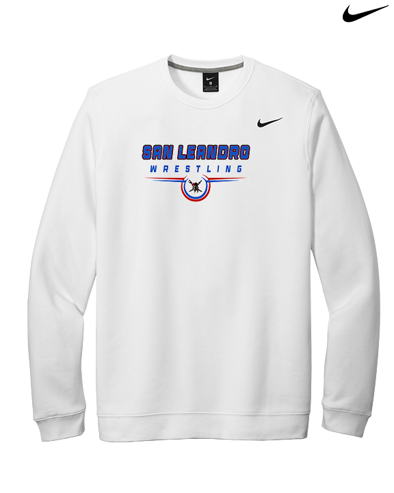 San Leandro HS Wrestling Design - Mens Nike Crewneck