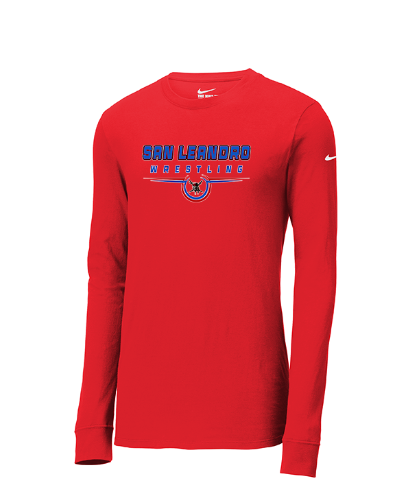 San Leandro HS Wrestling Design - Mens Nike Longsleeve
