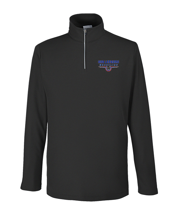 San Leandro HS Wrestling Design - Mens Quarter Zip