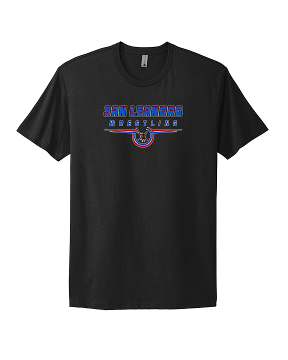 San Leandro HS Wrestling Design - Mens Select Cotton T-Shirt