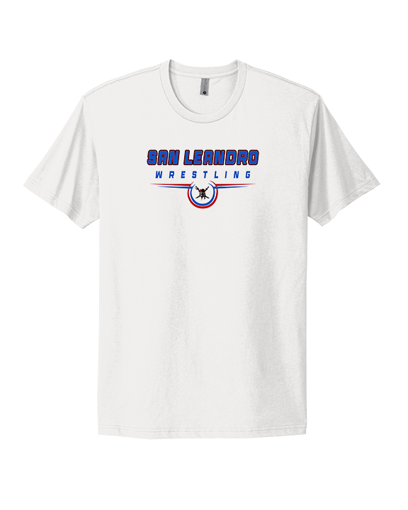 San Leandro HS Wrestling Design - Mens Select Cotton T-Shirt