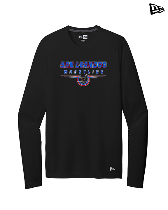 San Leandro HS Wrestling Design - New Era Performance Long Sleeve
