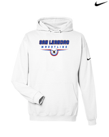 San Leandro HS Wrestling Design - Nike Club Fleece Hoodie