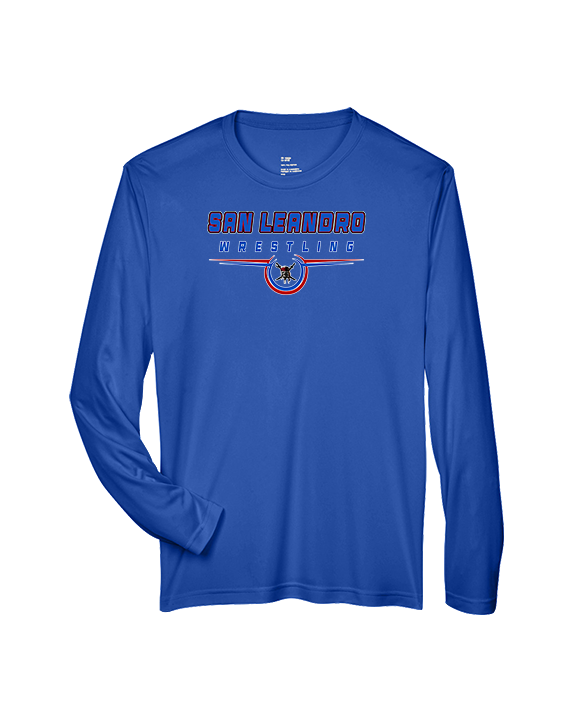 San Leandro HS Wrestling Design - Performance Longsleeve