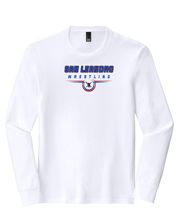 San Leandro HS Wrestling Design - Tri-Blend Long Sleeve