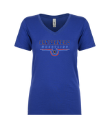 San Leandro HS Wrestling Design - Womens Vneck