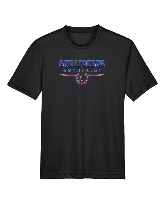 San Leandro HS Wrestling Design - Youth Performance Shirt