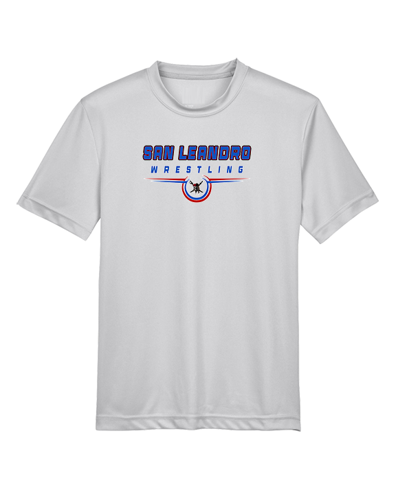 San Leandro HS Wrestling Design - Youth Performance Shirt