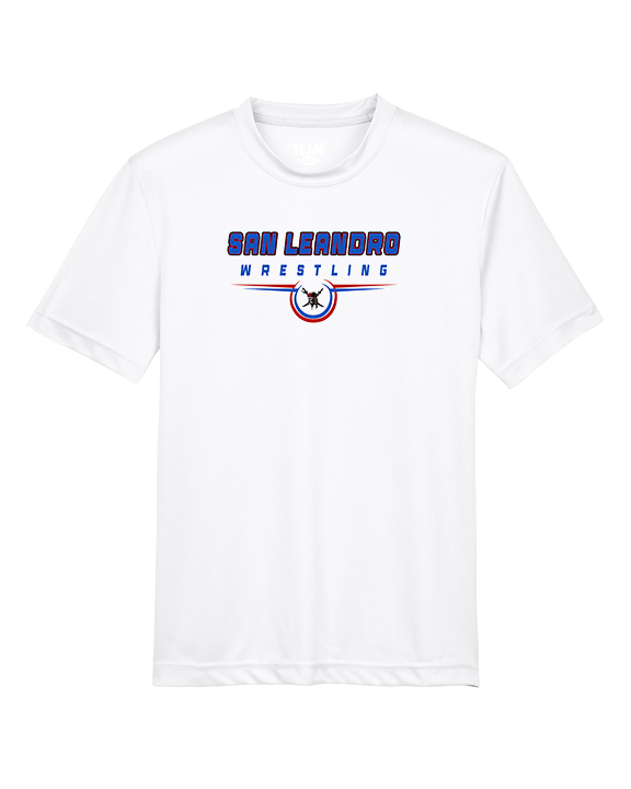 San Leandro HS Wrestling Design - Youth Performance Shirt